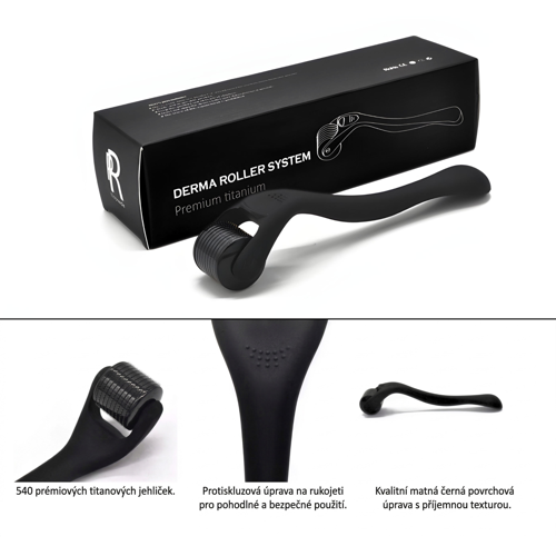 Dermaroller Premium Matte Black