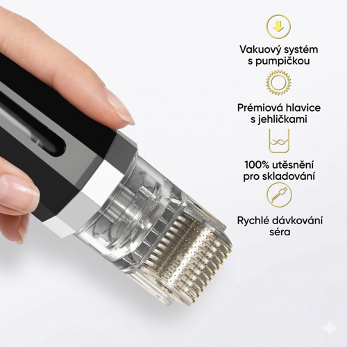 Infuzní dermaroller 2v1 - Serum Synchronizer Pro+ | Hloubková mezoterapie