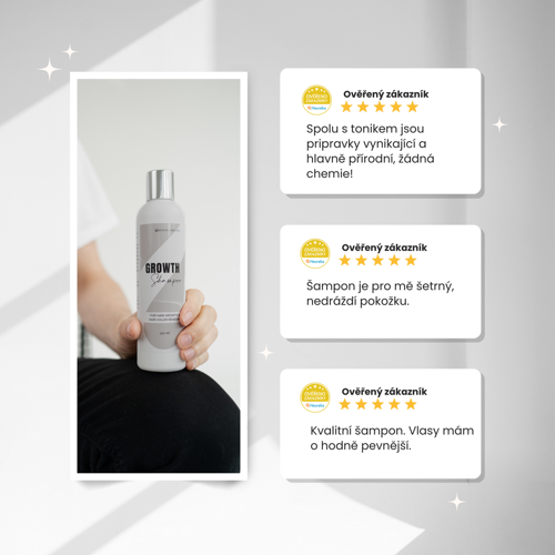 Šampon GROWTH recenze Heureka