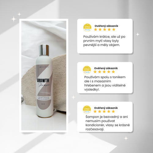 Šampon GROWTH recenze Heureka