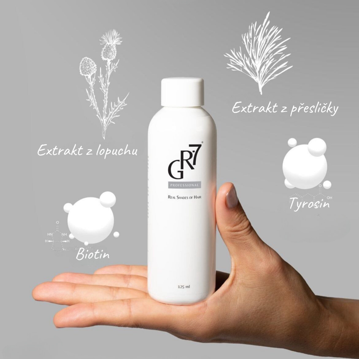 Podpora přirozené pigmentace vlasů GR-7