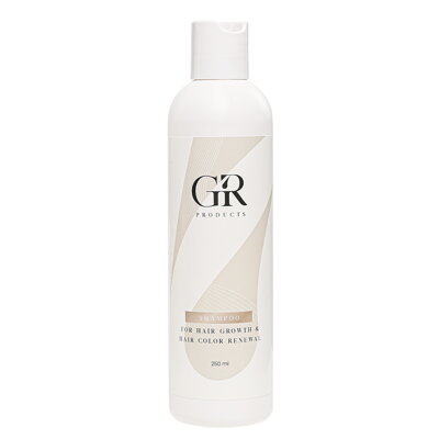 GR Products Šampon pro podporu růstu vlasů a k obnově vlasového barviva 250 ml