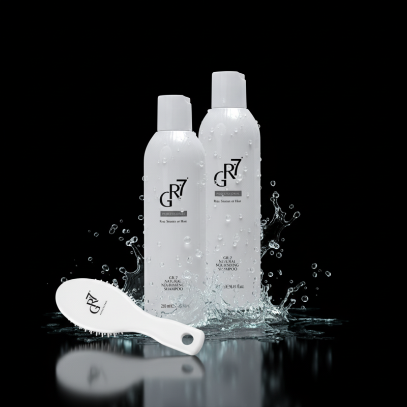 GR-7® Black Edition – Dvojbalení přírodního šamponu (2× šampon)