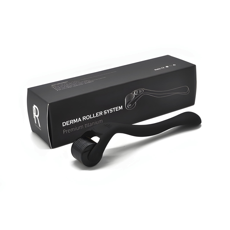 DERMAROLLER Premium Matte Black 0,5 mm | 540 titanových jehliček