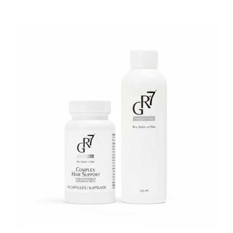Kúra pro repigmentaci a posílení vlasů - GR-7® tonikum + vitamíny na vlasy 