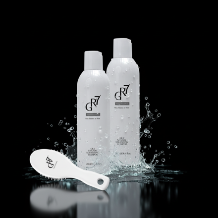 GR-7® Black Edition – Dvojbalení přírodního šamponu (2× šampon)