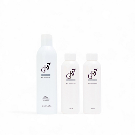 Kúra proti šedinám GR-7®  - Tonikum proti šedinám 2ks + GR-7® výživný šampon 1ks  