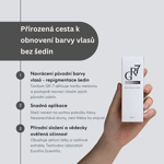 GR-7 Professional podporuje přirozenou obnovu barvy vlasů, snadno se aplikuje a nevyžaduje smývání.